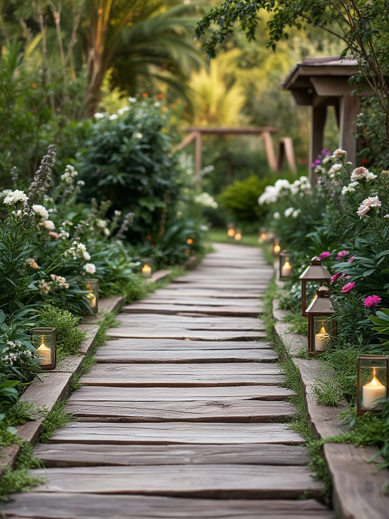 Boho Garden Pathway Ideas