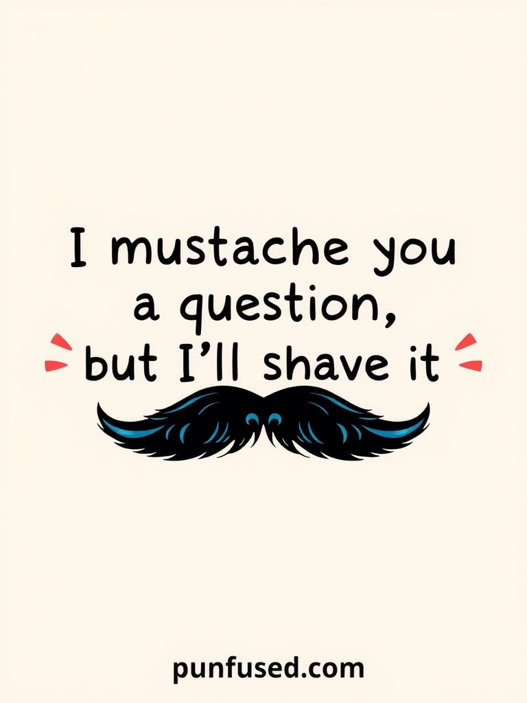 mustache puns