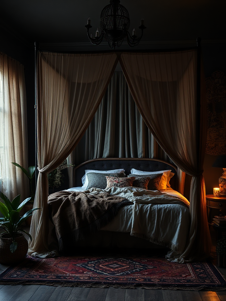 Dark Boho Bedroom Ideas