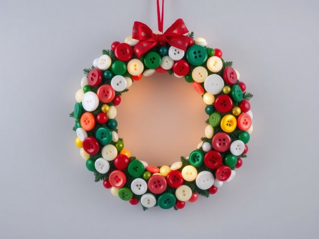 Image for Button Wreath