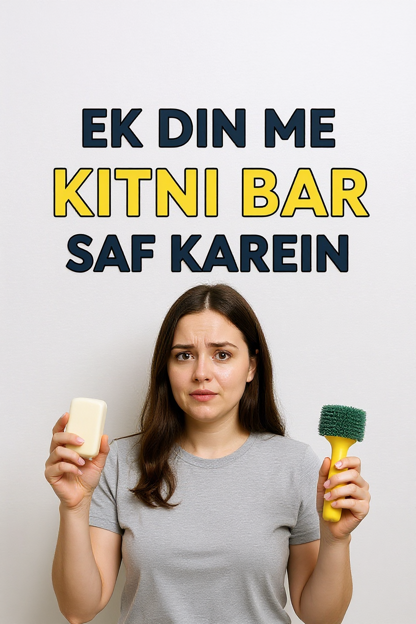 Ek din me kitni bar saf karein