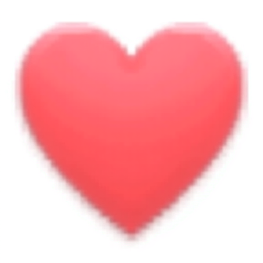 A fun and cute iOS emoji of a Heart farting