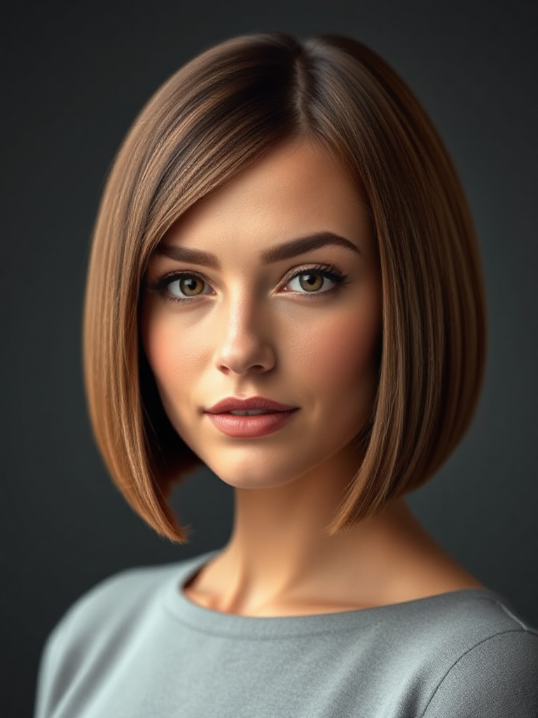 Short Blunt Bob with Bangs