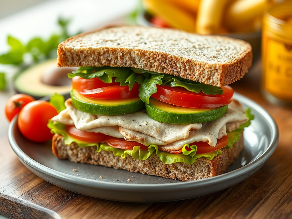 Image for Turkey and Avocado Sandwich