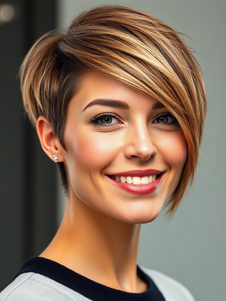 Short Hairstyle for Thick Hair