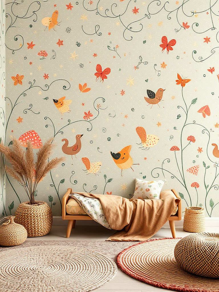 Boho Room Wallpaper Ideas