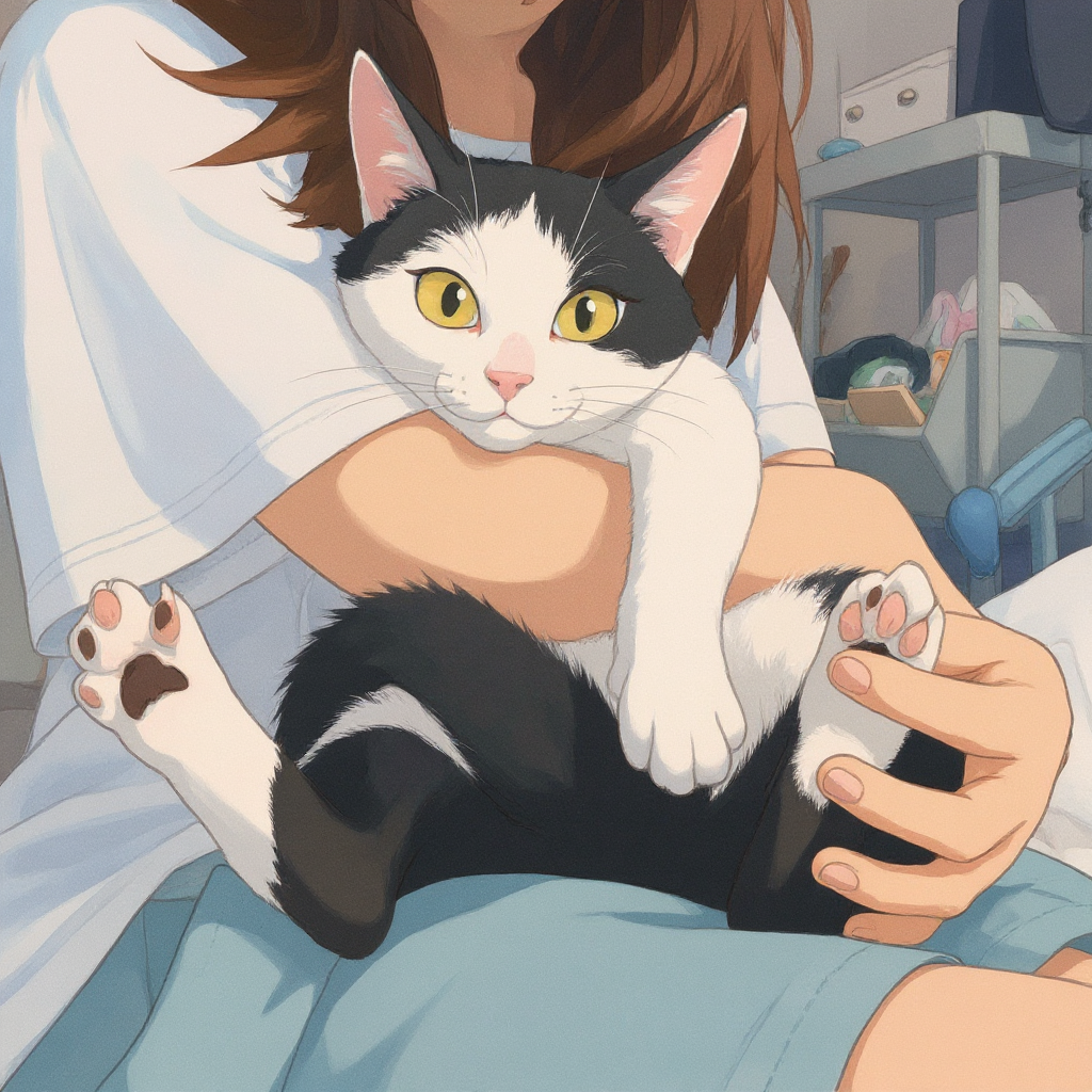 Generated healing pet wallpaper