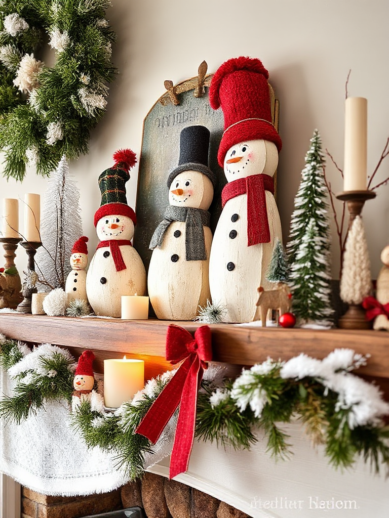 Winter Mantel Decorating Ideas