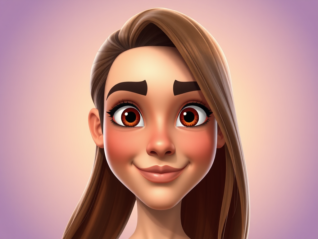 digital avatar that looks like a human but is cartoon
