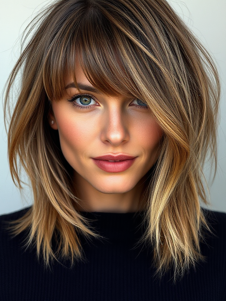 Shoulder-Length Straight Hairstyles