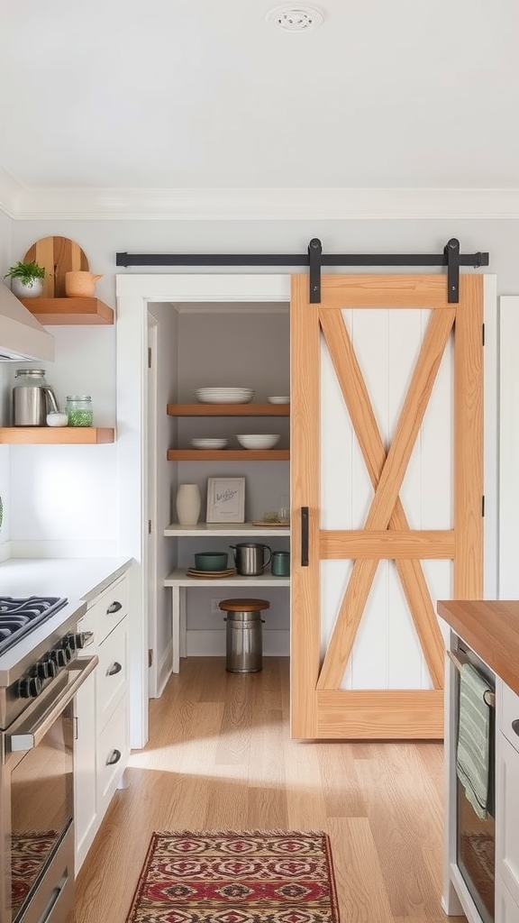 Sliding Barn Doors for Pantry Closure