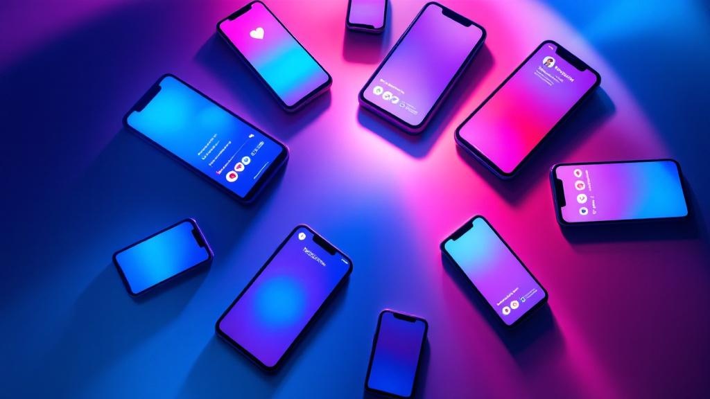 Multiple social media platforms on mobile devices