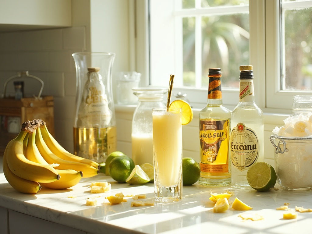 St Thomas Banana Daiquiri Recipe Tropical Delight in a Glass Drool