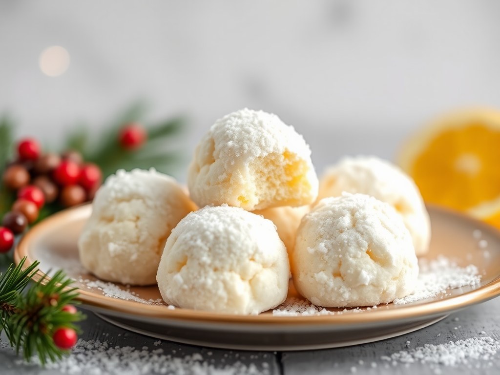 Image for Lemon Snowball Cookies: