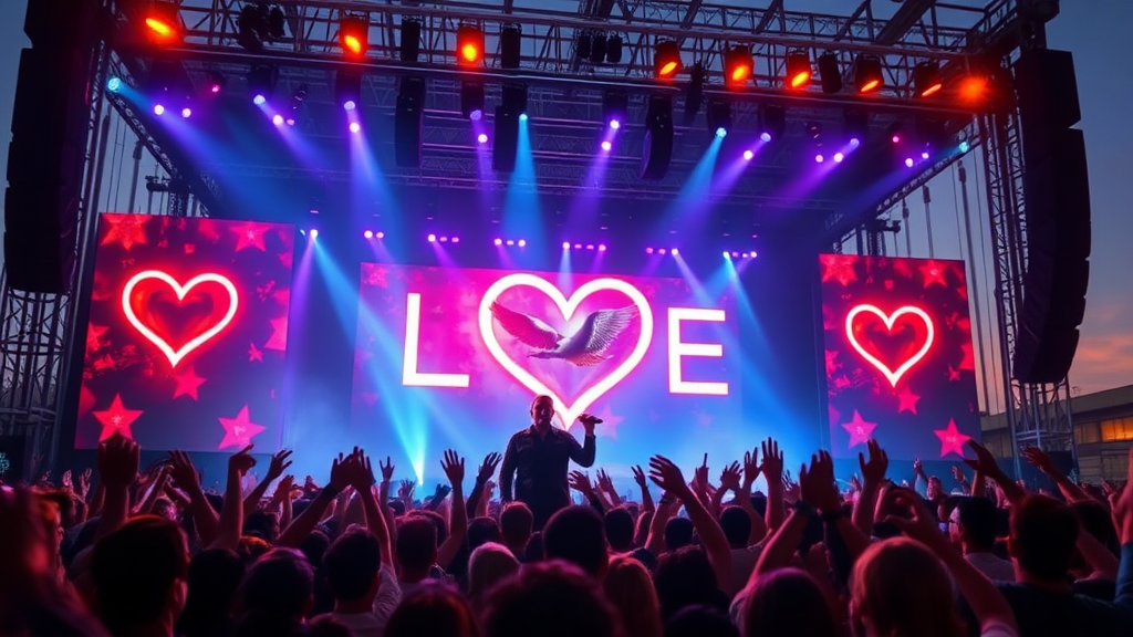 사랑의 혁명을 상징하는 이미지