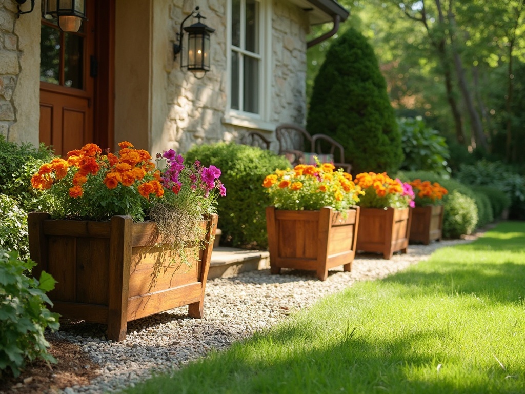 Wooden Planter Boxes