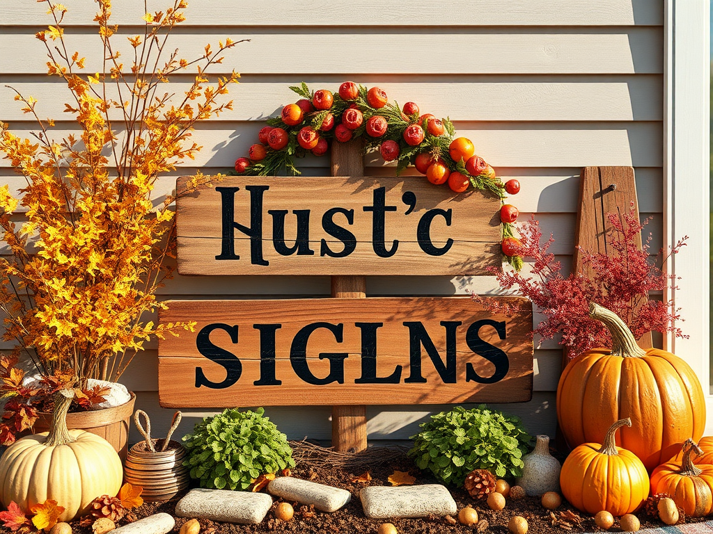 Image for Rustic Wooden Signs: