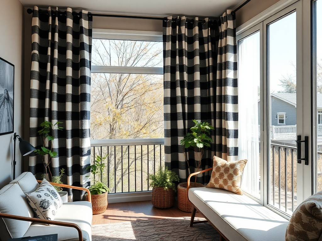 Image for Buffalo Check Curtains: