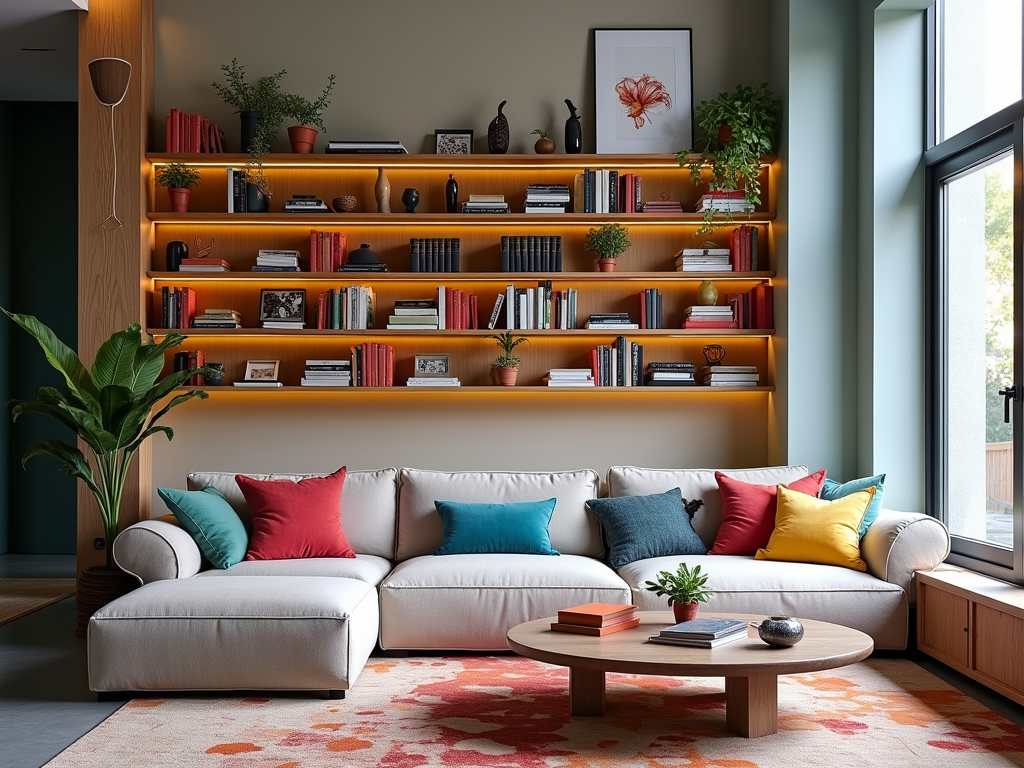 Floating Fantasies: Avant-Garde Wall-Mounted Bookshelf Styling Ideas