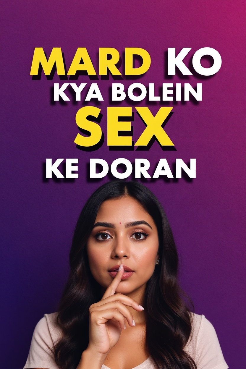 Mard ko kya bolein sex ke doran