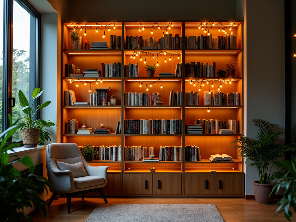 Illuminate Your Shelves: Zen Lighting Ideas