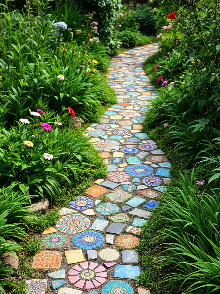 Boho Garden Pathway Ideas