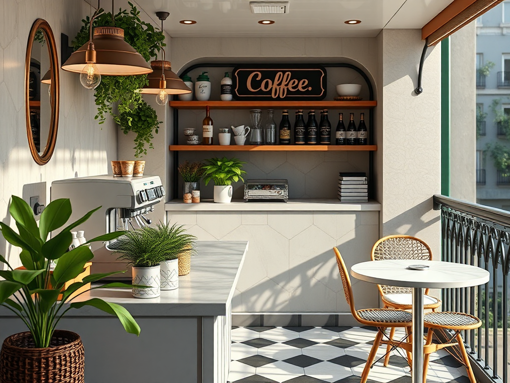 Image for Art Deco Coffee Bar Station: