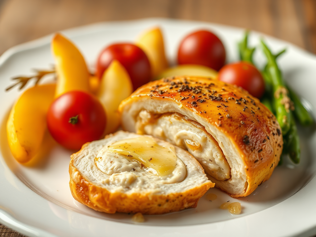 Image for Apple and Gouda Stuffed Chicken Breast: