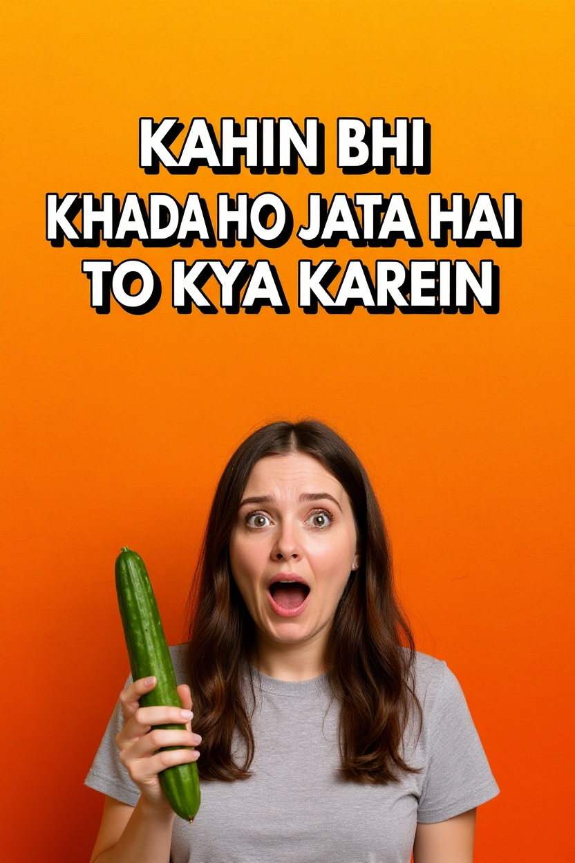 Kahin bhi khada ho jata hai to kya karein