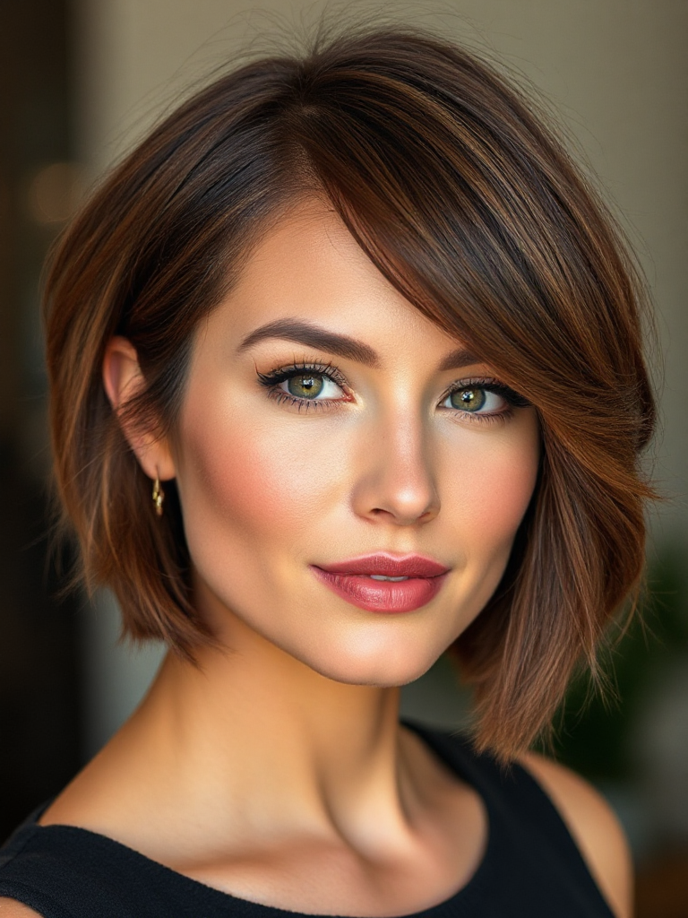 Textured Medium-Length Haircuts