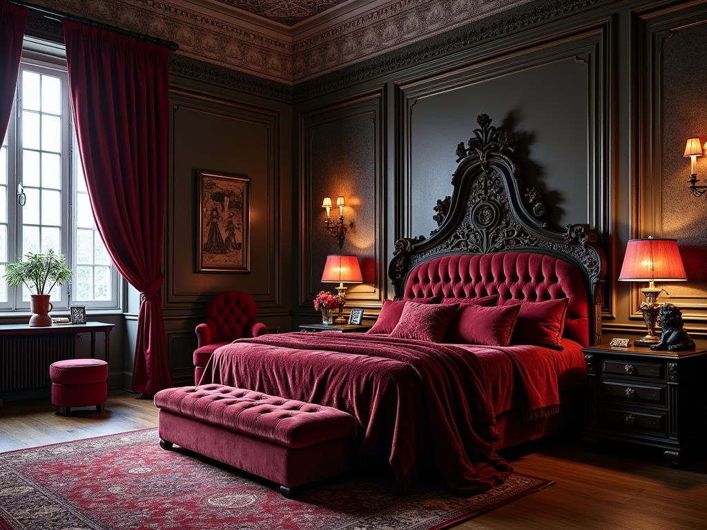 Victorian Glam: Luxurious Gothic Bedroom Ideas