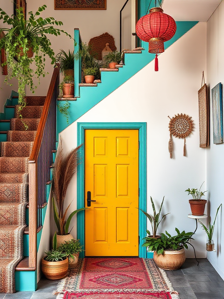 Boho Staircase Ideas