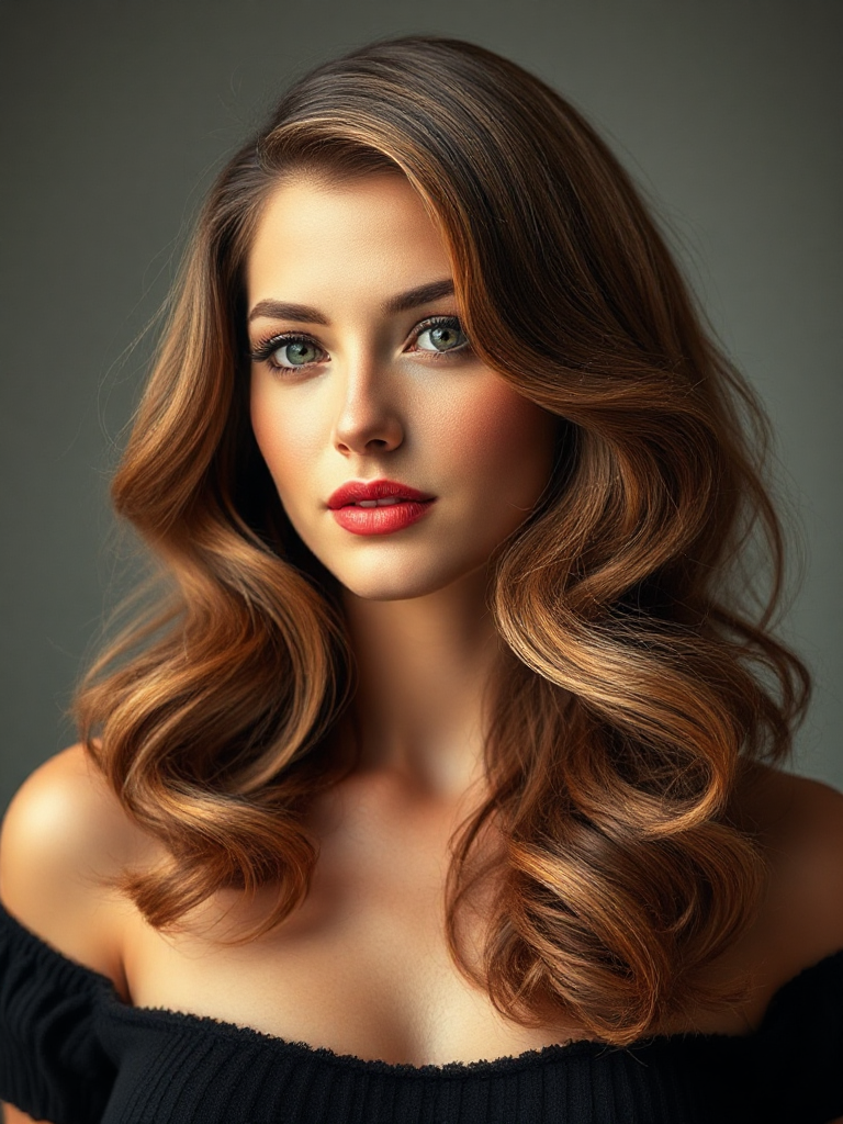 Medium-Length Hair with Layers