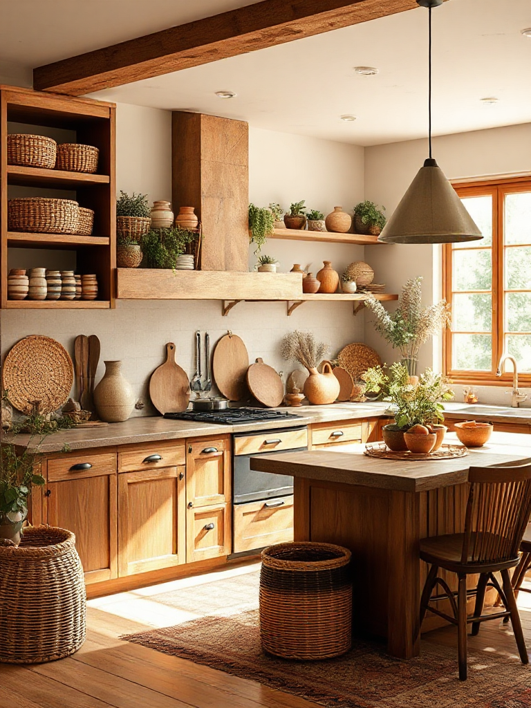 Stunning boho kitchen designs