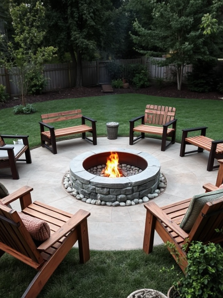 Simple Backyard Fire Pit Ideas