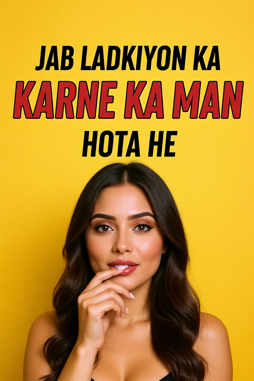 Jab ladkiyon ka karne ka man hota he