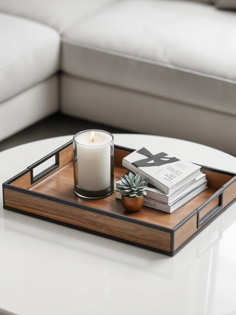 Coffee Table Tray Decor Ideas