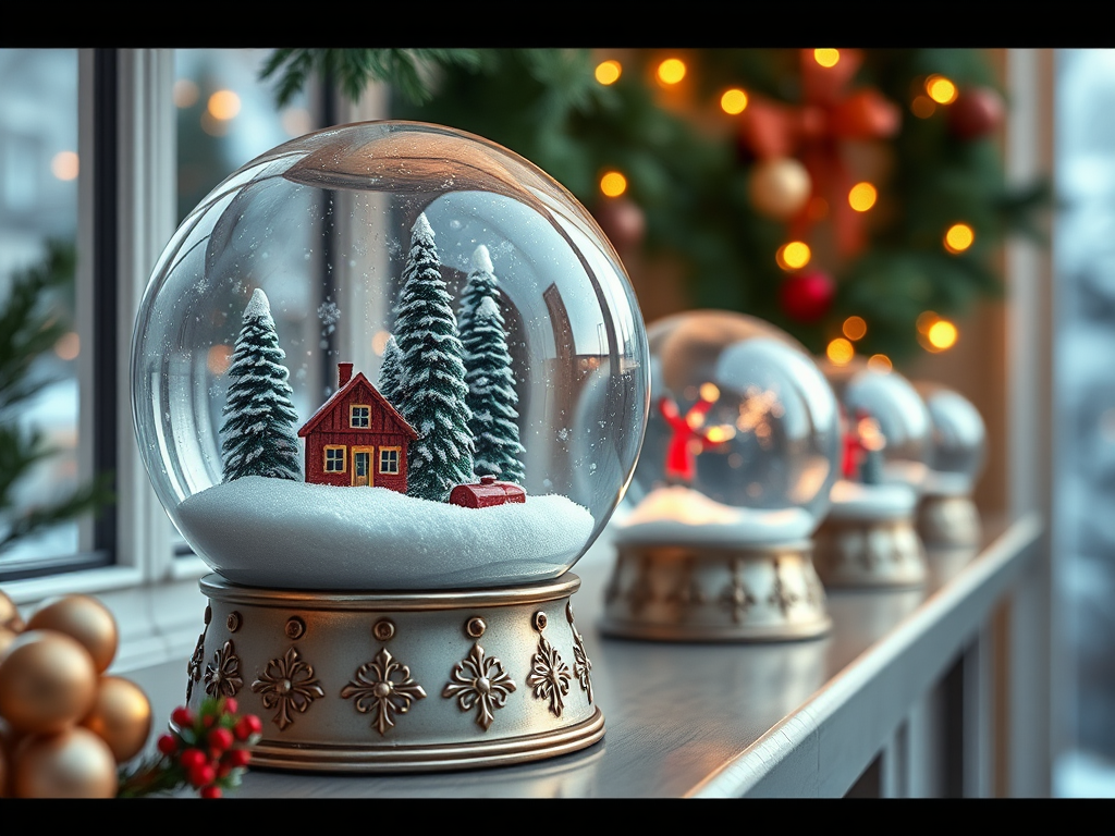 Image for Retro Snow Globes: