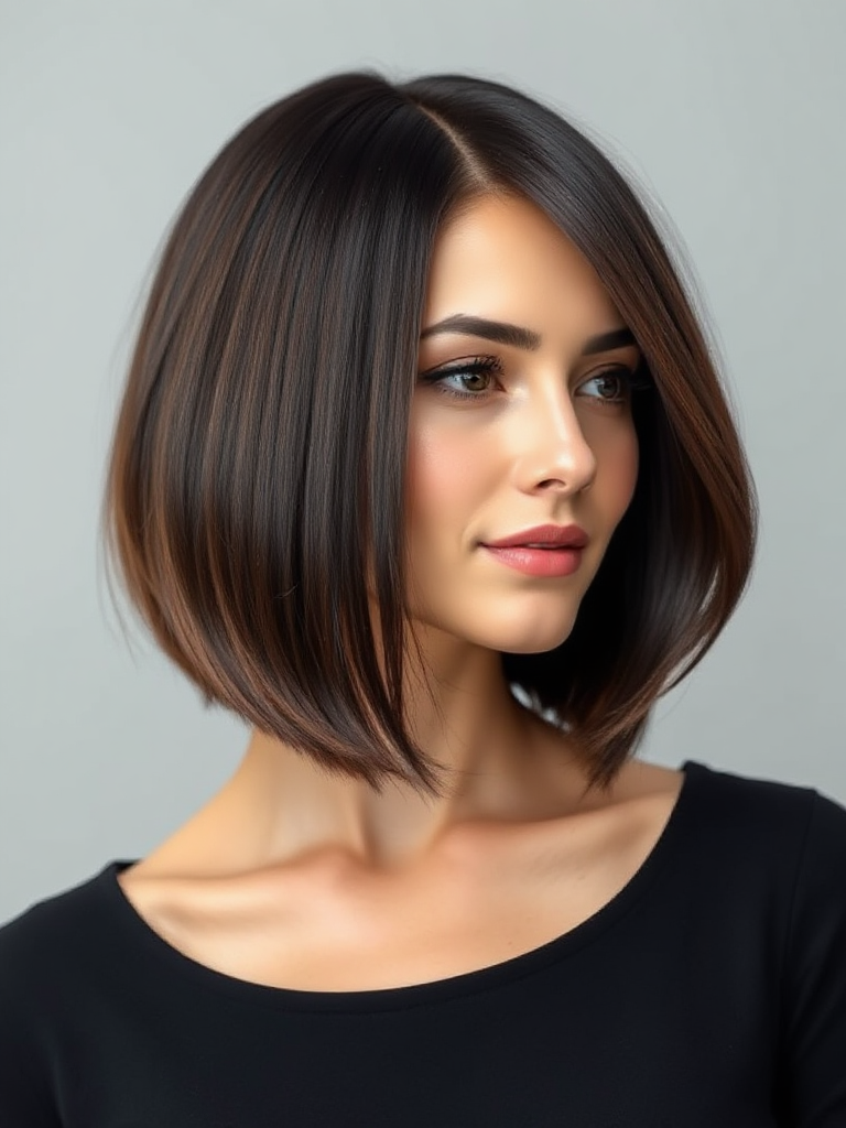 Chin-Length Hairstyles with Layers