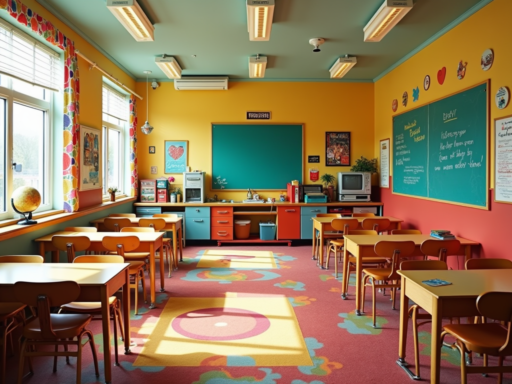 Retro Classroom Themes for a Productive Learning Environment