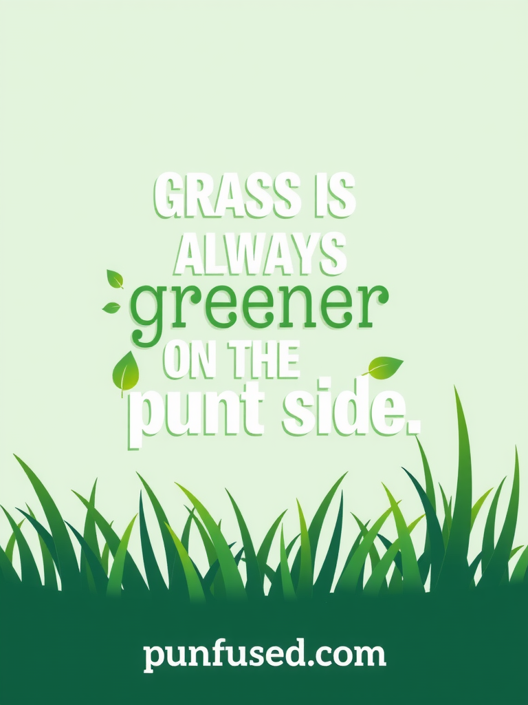 grass puns