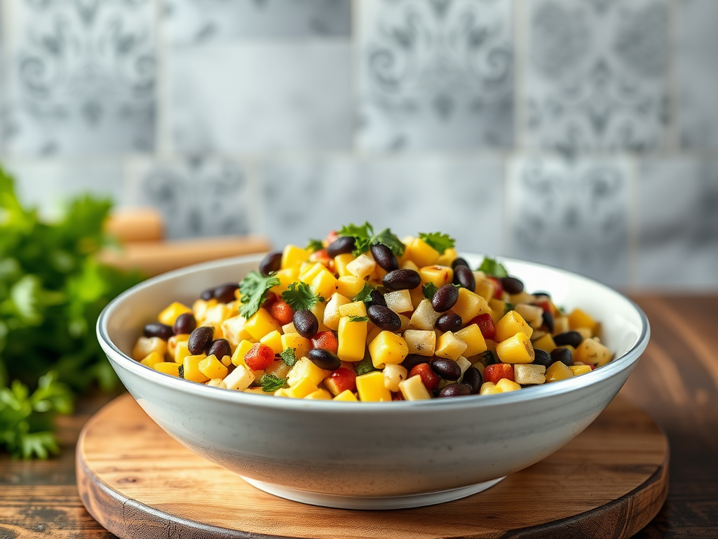 Image for Freezing Corn and Black Bean Salad