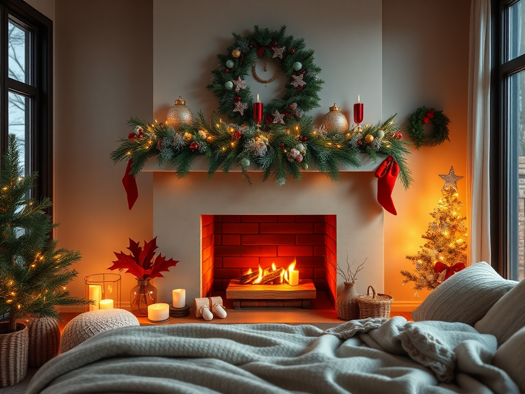 Image for Create a Cozy Fireplace Mantel: