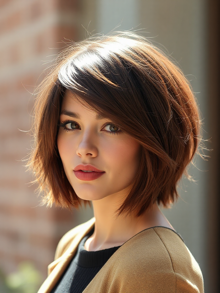 Short Hairstyle for Thick Hair