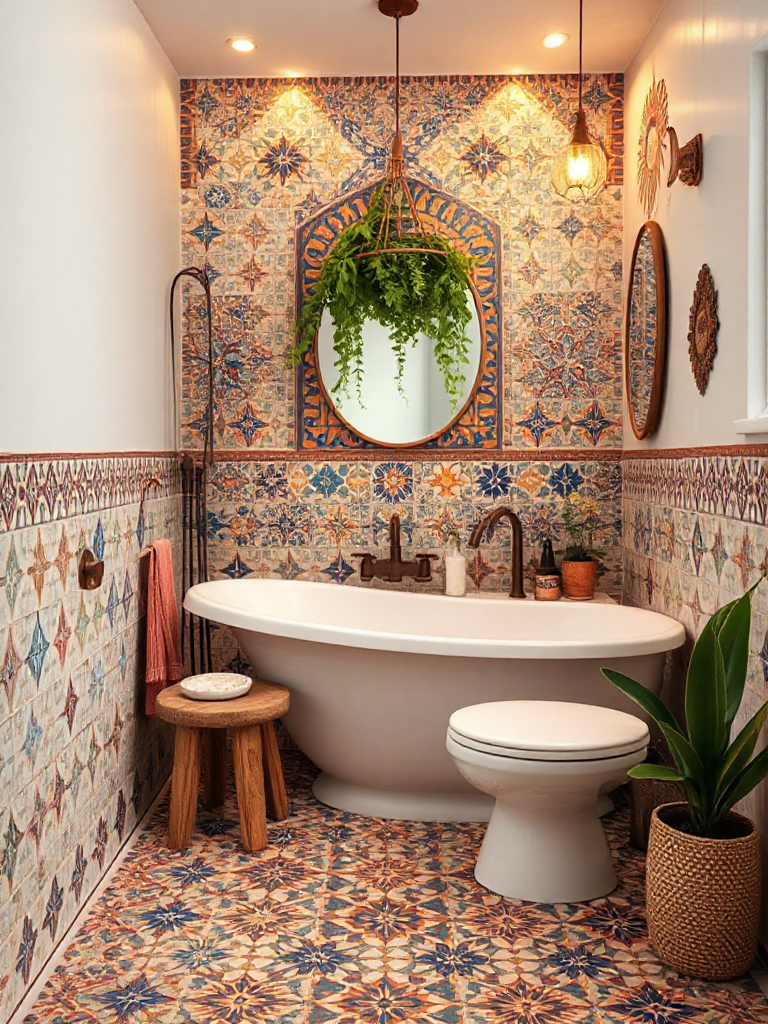 Dreamy boho bathroom inspirations