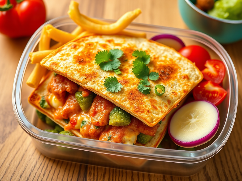 Image for Veggie Quesadilla Bento Box Lunch