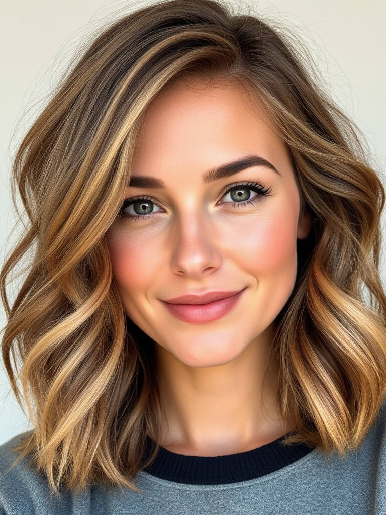 Chin-Length Hair for Oval Faces