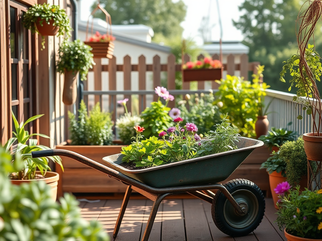 Image for Wheelbarrow Raised Bed: