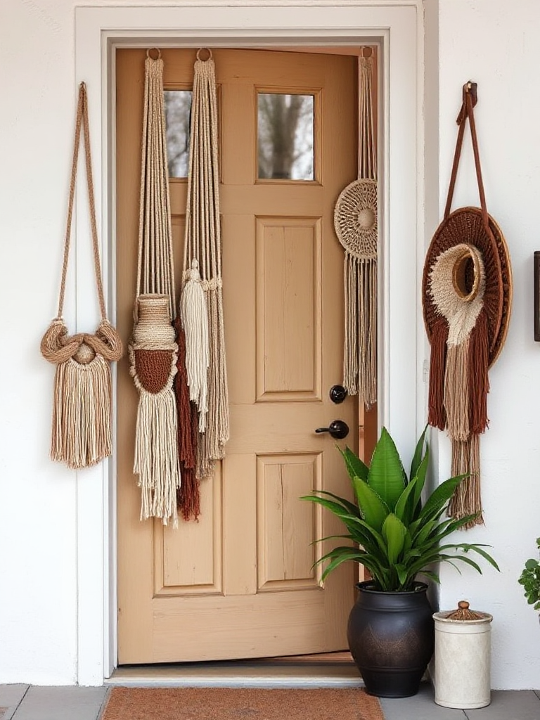 Boho Front Door Decor Ideas