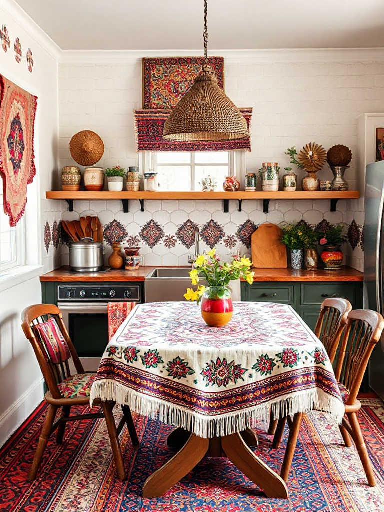 Stunning boho kitchen designs